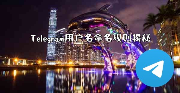 Telegram用户名命名规则揭秘