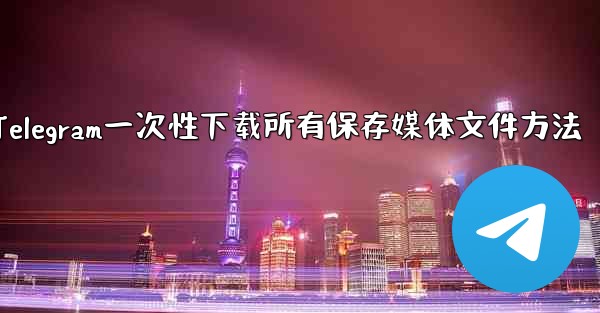 Telegram一次性下载所有保存媒体文件方法