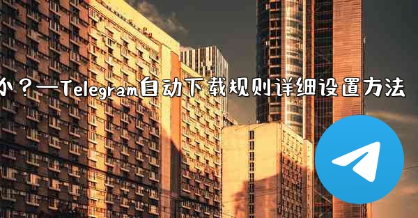 <b>Telegram の自動メディア ダウンロード ルールで「詳細」オプションを設定するにはどうすればよいですか？—Tele</b>