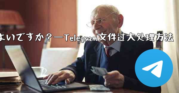 Telegram が「ファイルが大きすぎるため処理できません」というプロンプトを表示した場合はどうすればよいですか？—T