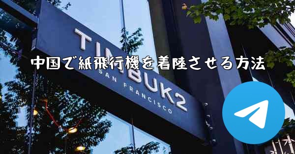 <b>中国で紙飛行機を着陸させる方法</b>