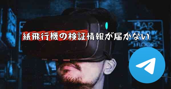 紙飛行機の検証情報が届かない
