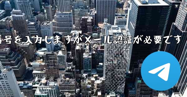 紙飛行機は携帯電話番号を入力しますがメール認証が必要です