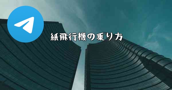 紙飛行機の乗り方