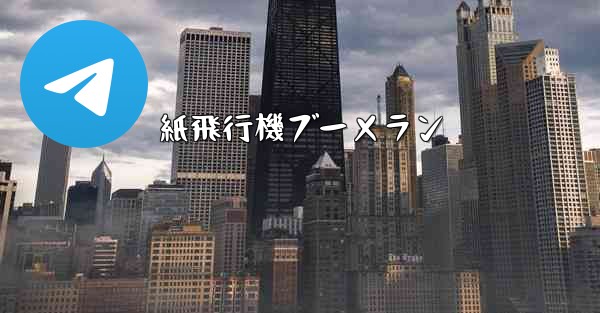 紙飛行機ブーメラン