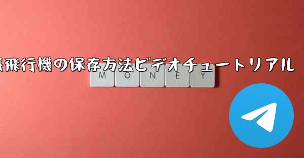 <b>紙飛行機の保存方法ビデオチュートリアル</b>