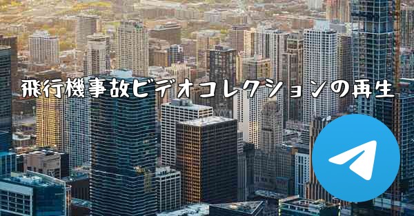 <b>飛行機事故ビデオコレクションの再生</b>