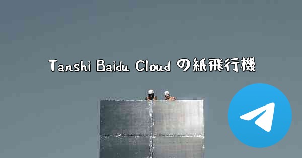 Tanshi Baidu Cloud の紙飛行機