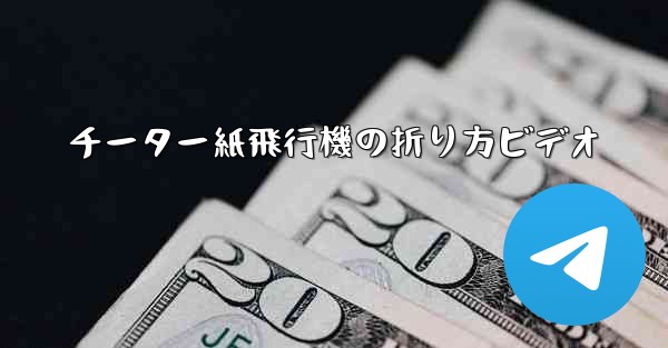 チーター紙飛行機の折り方ビデオ