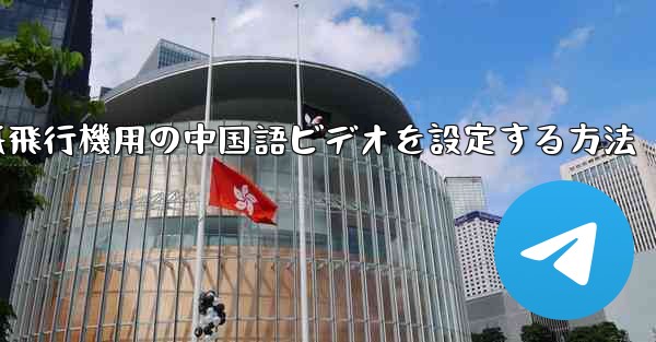 紙飛行機用の中国語ビデオを設定する方法