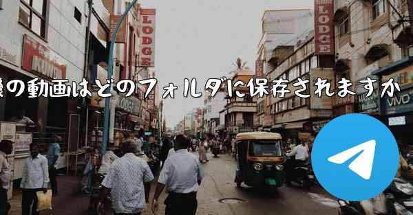 紙飛行機の動画はどのフォルダに保存されますか