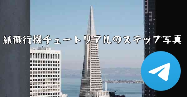 紙飛行機チュートリアルのステップ写真