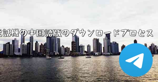 Apple 携帯電話機の中国語版のダウンロードプロセス