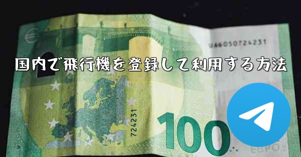 国内で飛行機を登録して利用する方法