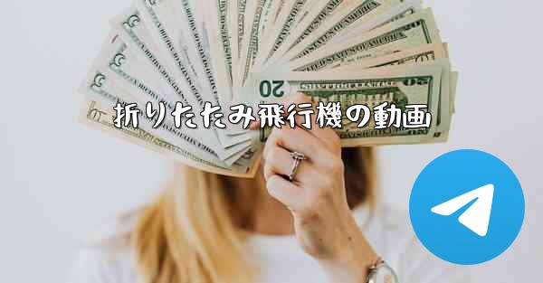 折りたたみ飛行機の動画