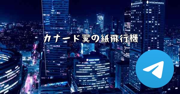 カナード翼の紙飛行機
