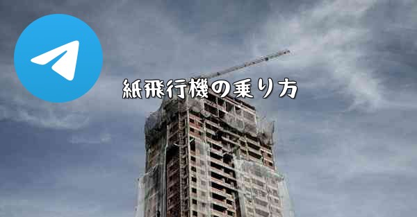 紙飛行機の乗り方