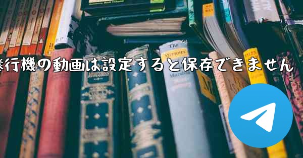 紙飛行機の動画は設定すると保存できません