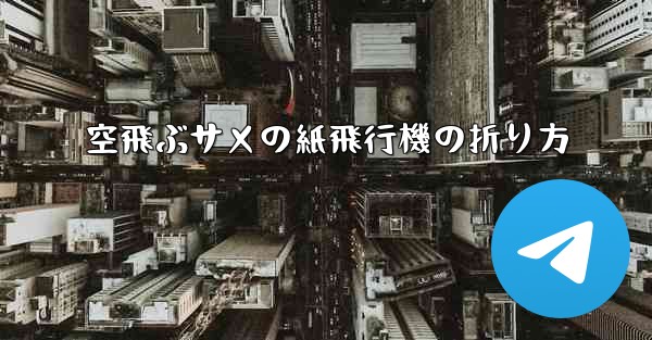 空飛ぶサメの紙飛行機の折り方