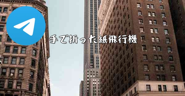 <b>手で折った紙飛行機</b>