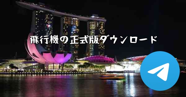 飛行機の正式版ダウンロード