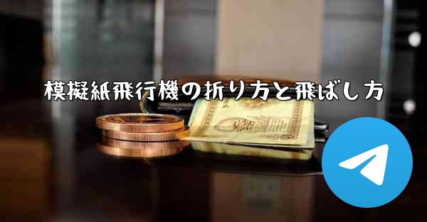 <b>模擬紙飛行機の折り方と飛ばし方</b>