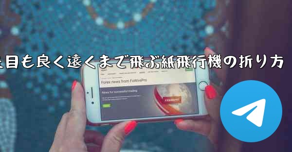 見た目も良く遠くまで飛ぶ紙飛行機の折り方