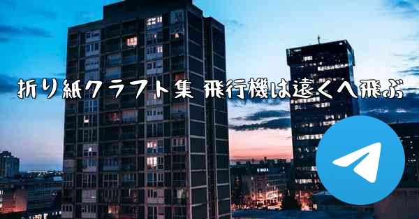 <b>折り紙クラフト集 飛行機は遠くへ飛ぶ</b>