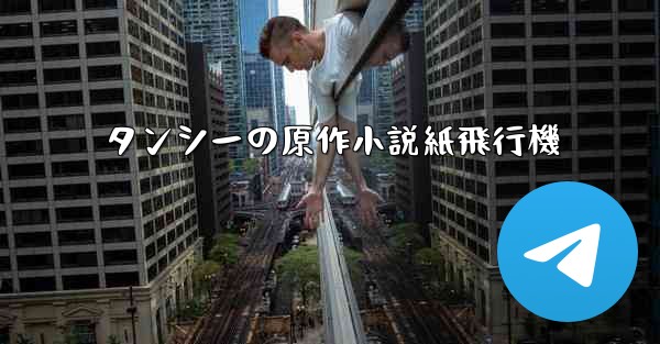 <b>タンシーの原作小説紙飛行機</b>