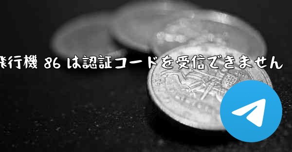 紙飛行機 86 は認証コードを受信できません