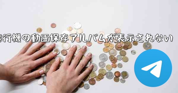 紙飛行機の動画保存アルバムが表示されない