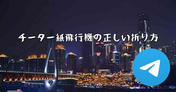 チーター紙飛行機の正しい折り方