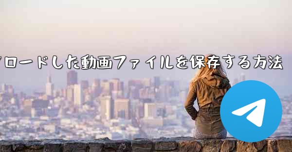 機内でダウンロードした動画ファイルを保存する方法