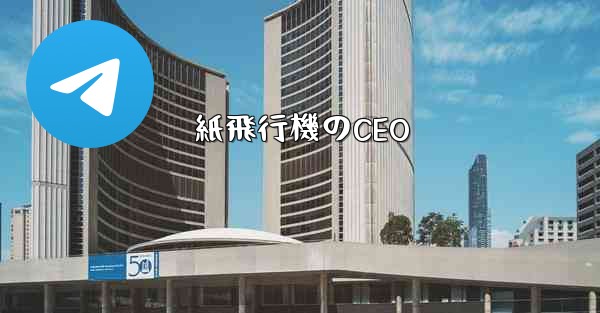 紙飛行機のCEO
