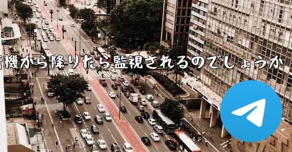 紙飛行機から降りたら監視されるのでしょうか