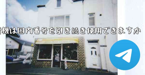 紙飛行機は国内番号を引き続き使用できますか