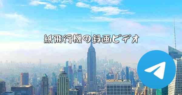 紙飛行機の録画ビデオ