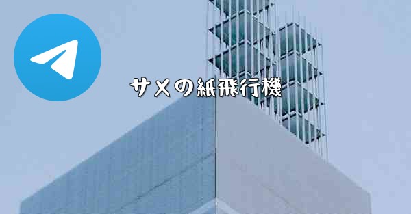 サメの紙飛行機