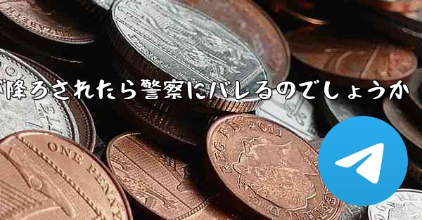 紙飛行機が降ろされたら警察にバレるのでしょうか