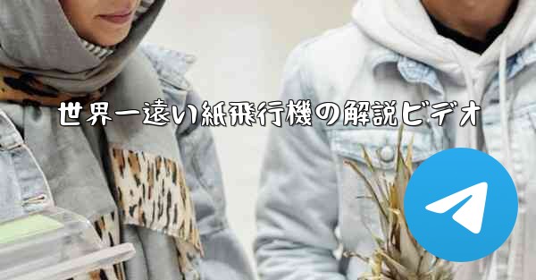 世界一遠い紙飛行機の解説ビデオ