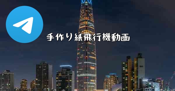手作り紙飛行機動画