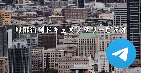 紙飛行機ドキュメンタリービデオ