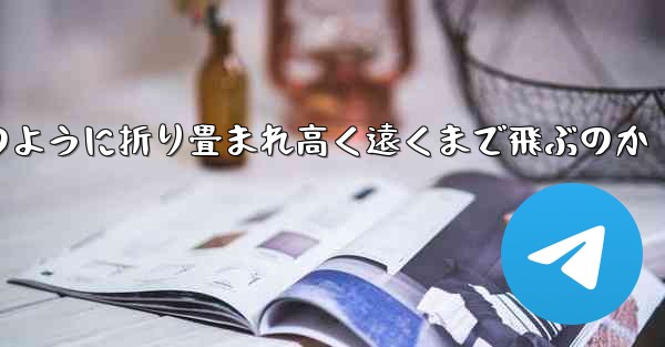 インターネット有名人の紙飛行機がどのように折り畳まれ高く遠くまで飛ぶのか