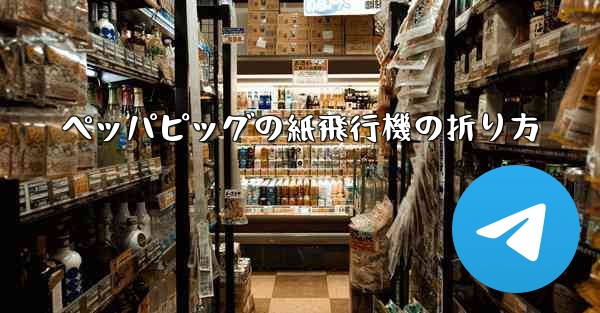 ペッパピッグの紙飛行機の折り方