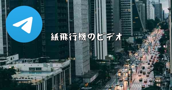 紙飛行機のビデオ