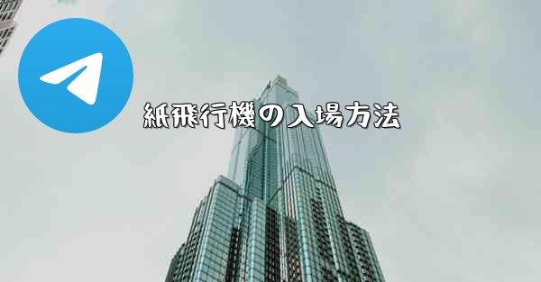 紙飛行機の入場方法