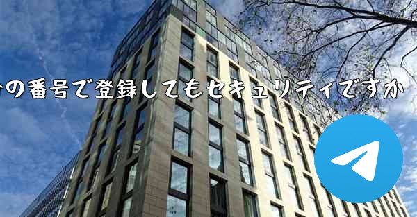 飛行機を自分の番号で登録してもセキュリティですか