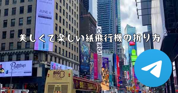 美しくて楽しい紙飛行機の折り方
