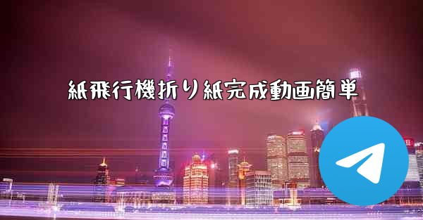 紙飛行機折り紙完成動画簡単