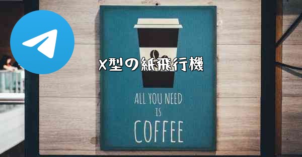 <b>X型の紙飛行機</b>